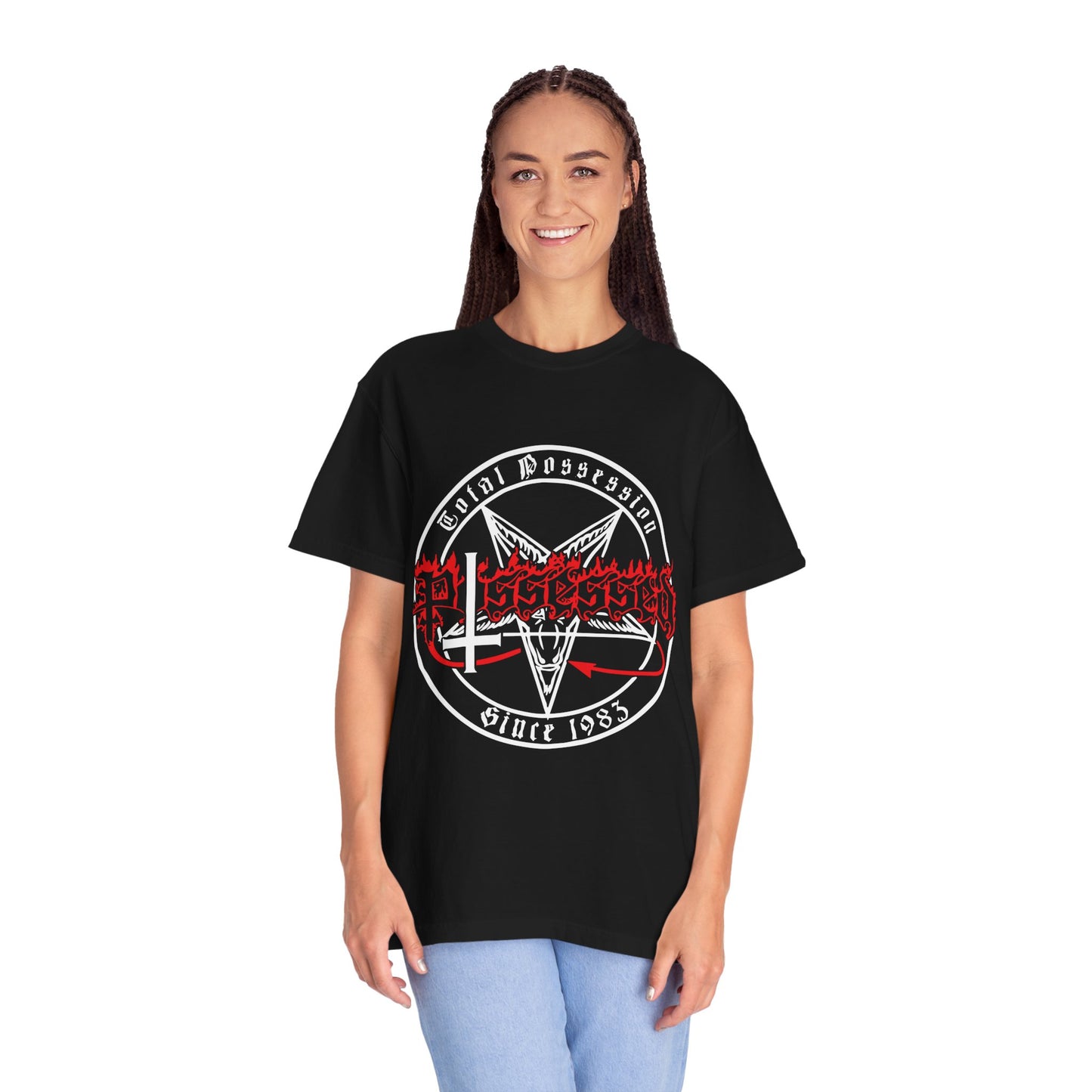 Unisex Band Graphic T-shirt - Total Possession, Music Merchandise, Black T-shirt, Casual Wear, Gift for Fans, Streetwear