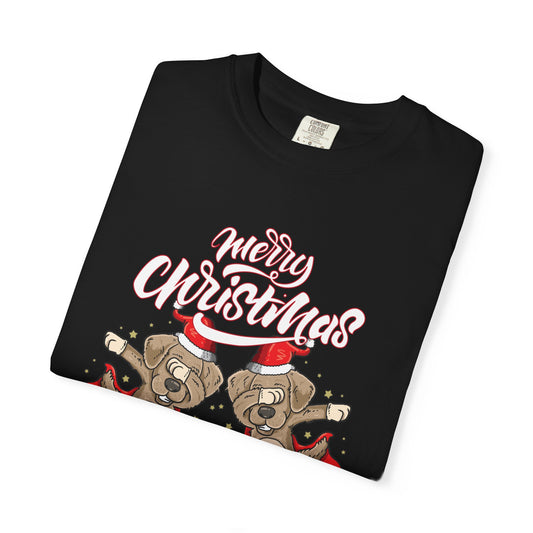 Festive Holiday T-shirt, Funny Christmas Shirt, Cute Teddy Bear Tee, Unisex Gift, Holiday Apparel, Christmas Celebration Wear