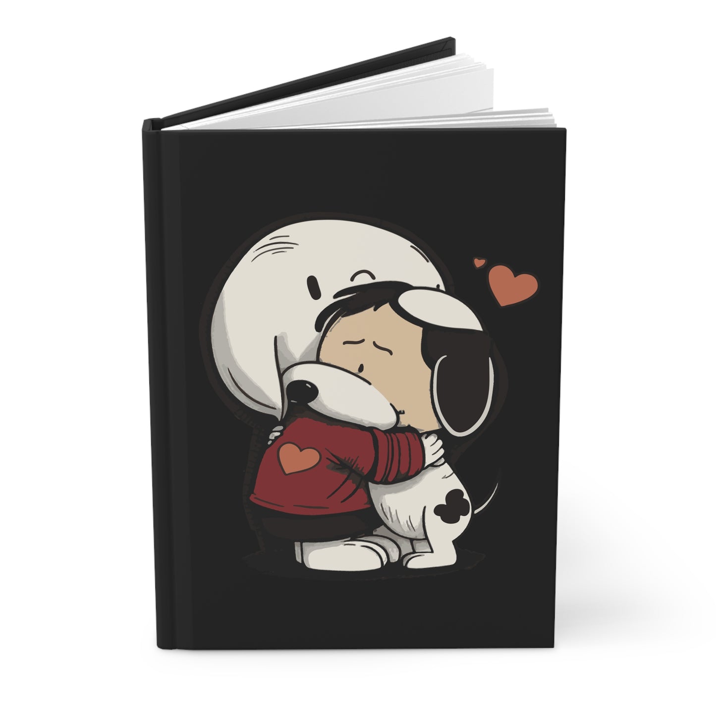 Heartfelt Pet-Themed Hardcover Journal, Dog Lover's Notebook, Gift for Animal Lovers, Cute Journal, Daily Planner