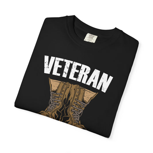 Veteran Appreciation Garment-Dyed T-Shirt, Unisex Military Tee, Veteran's Day Gift, Patriotic Shirt, Brotherhood Tee, Casual Wear
