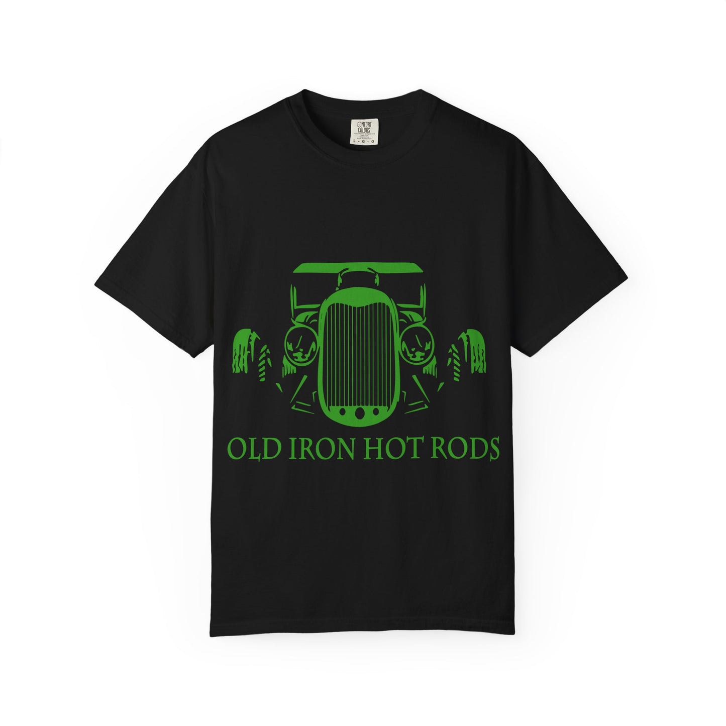 Vintage Car Enthusiast T-Shirt - Old Iron Hot Rods, Unisex Tee, Classic Car Gift, Automotive Apparel, Car Show Outfit, Retro Style