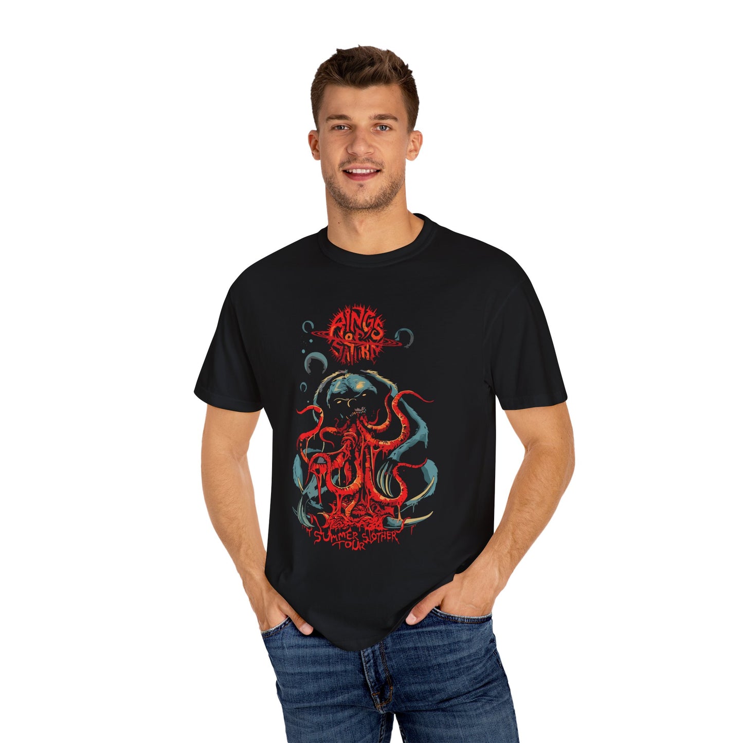 Ocean-Inspired Unisex T-Shirt - Unique Tentacle Design, Beachwear, Graphic Tee, Gift for Sea Lovers, Casual Wear, Summer Fashion