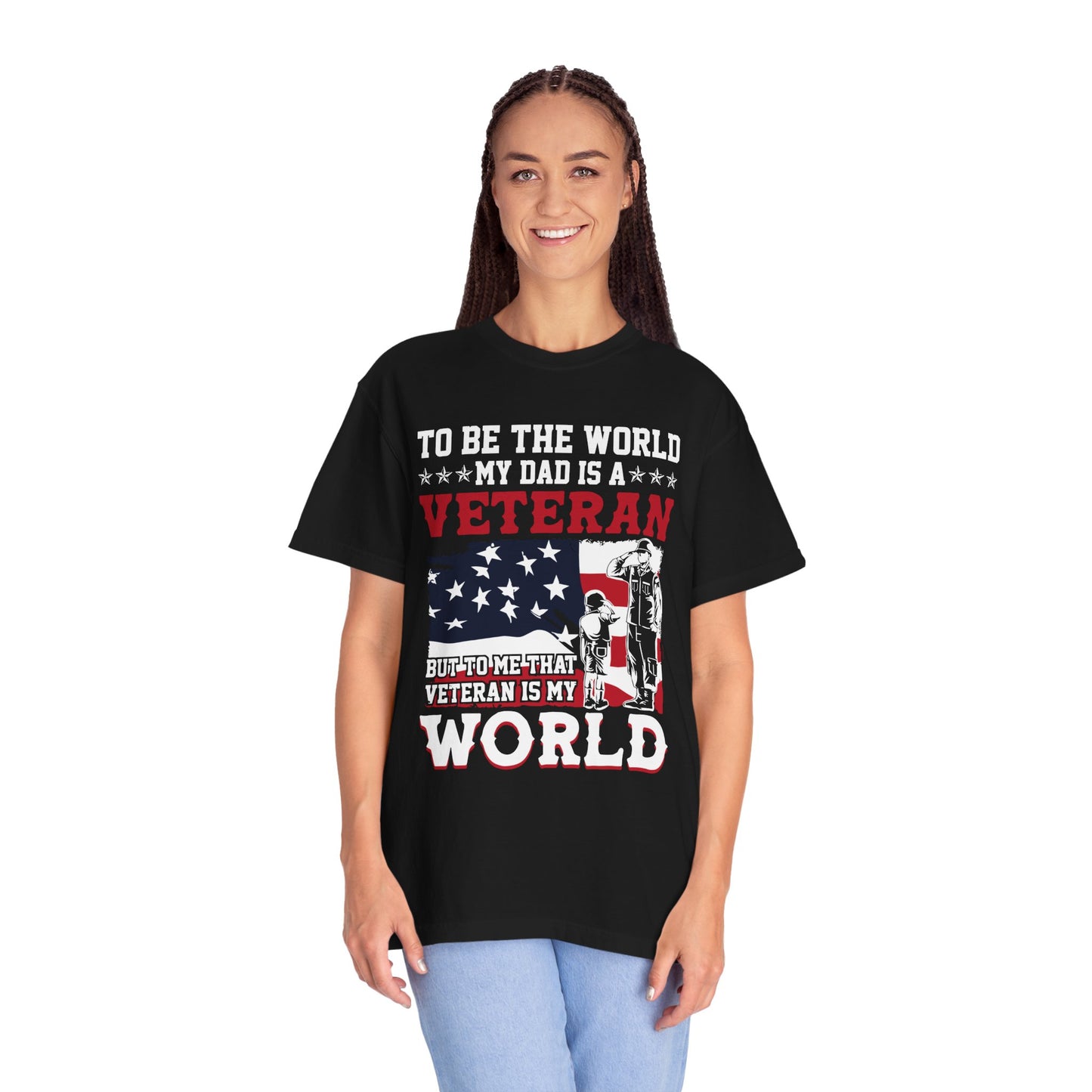 Veteran Pride T-Shirt, Veteran Dad Gift, Father's Day Shirt, Patriotic Apparel, Unisex Graphic Tee