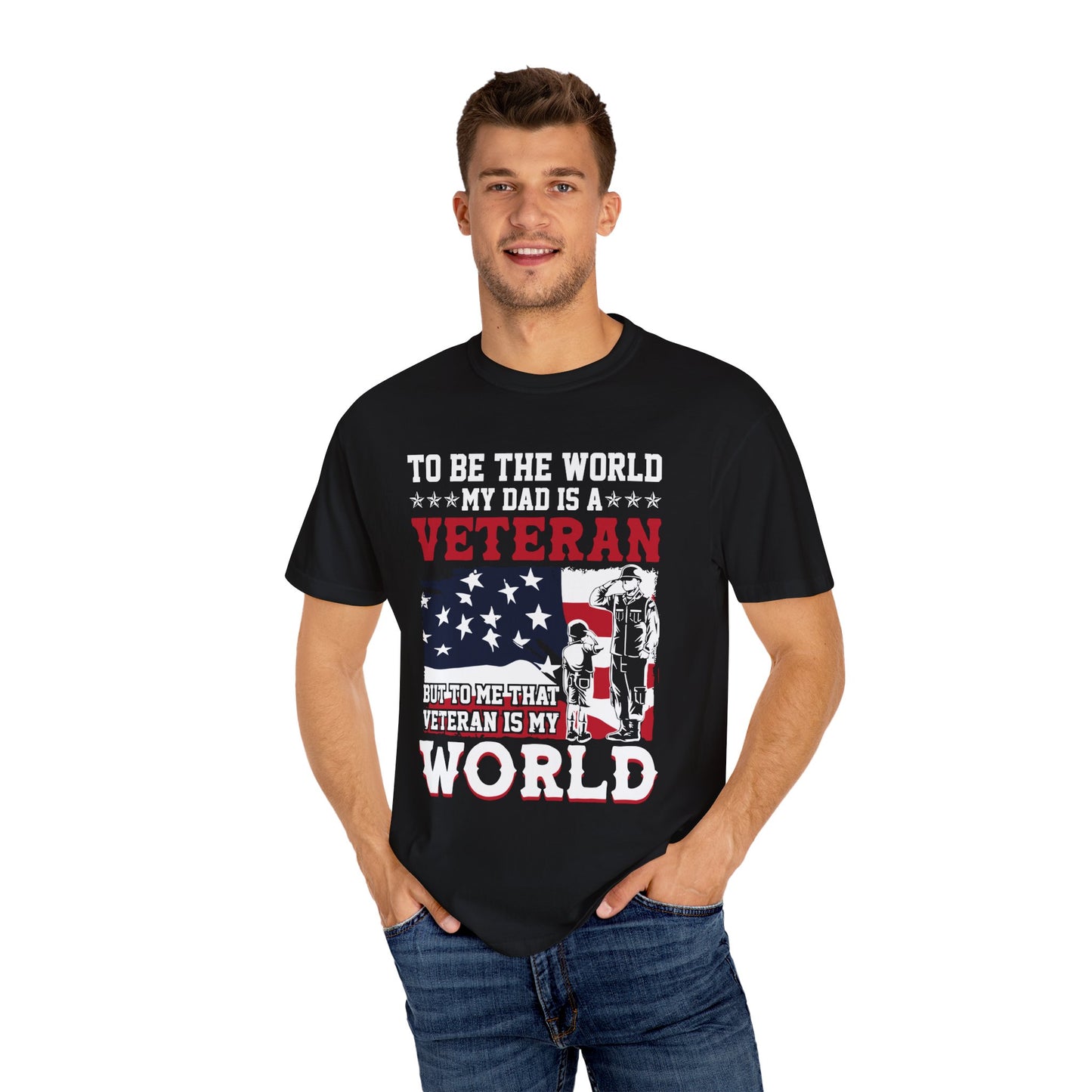 Veteran Pride T-Shirt, Veteran Dad Gift, Father's Day Shirt, Patriotic Apparel, Unisex Graphic Tee