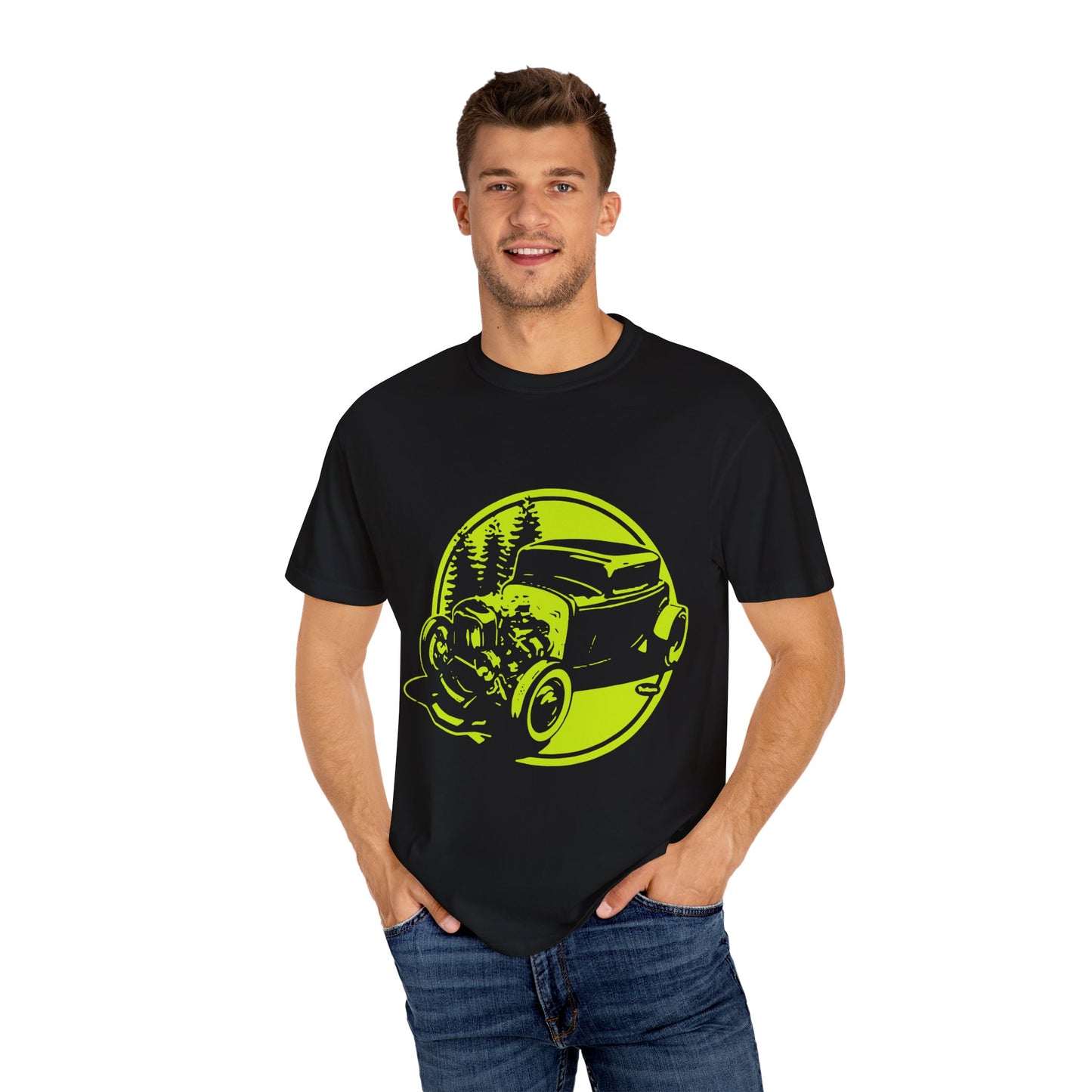 Vintage Car Graphic T-Shirt: Unisex, Casual Wear, Gift for Car Lovers, Retro Style, Outdoor Enthusiast Tee