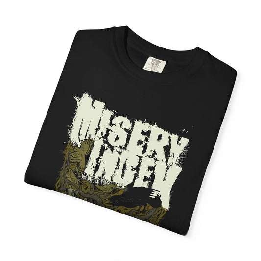Dark Graphic Band T-shirt - Misery Index Art, Unisex Tee, Music Merch, Heavy Metal Gift, Casual Wear, Rock Fashion