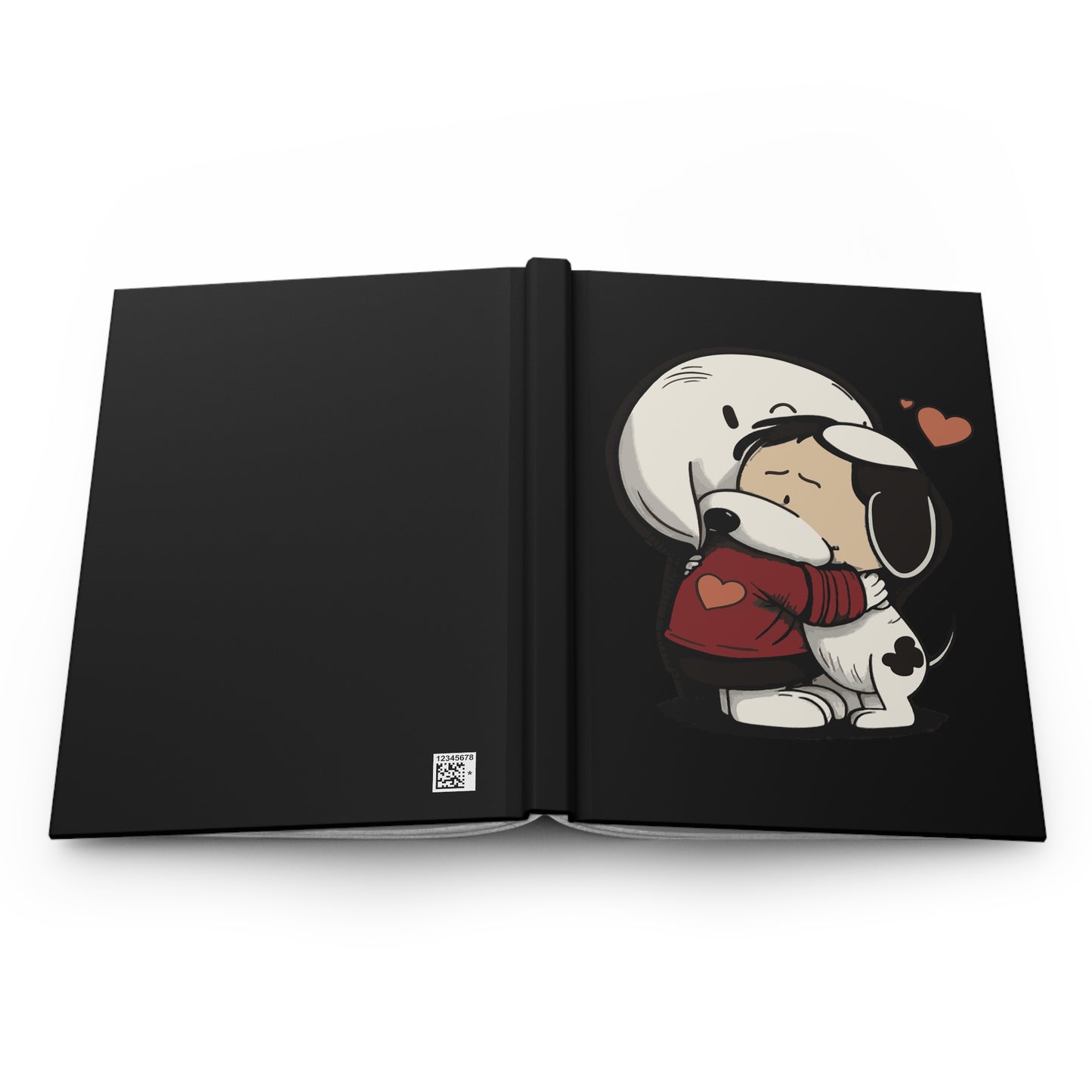Heartfelt Pet-Themed Hardcover Journal, Dog Lover's Notebook, Gift for Animal Lovers, Cute Journal, Daily Planner