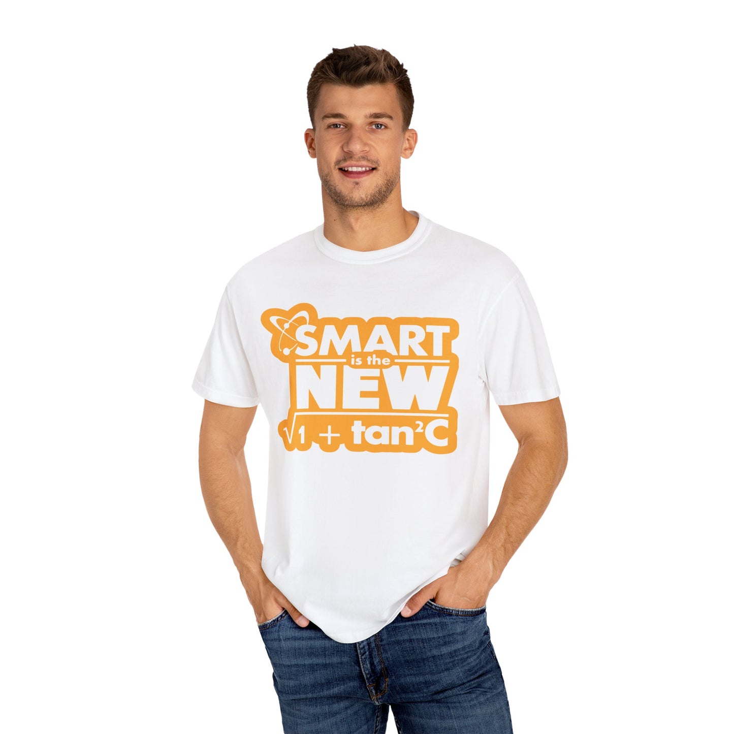 Smart is the New T-Shirt | Unisex Garment-Dyed Tee, Casual Wear, Gift for Students, Nerdy Fashion, Trendy Apparel