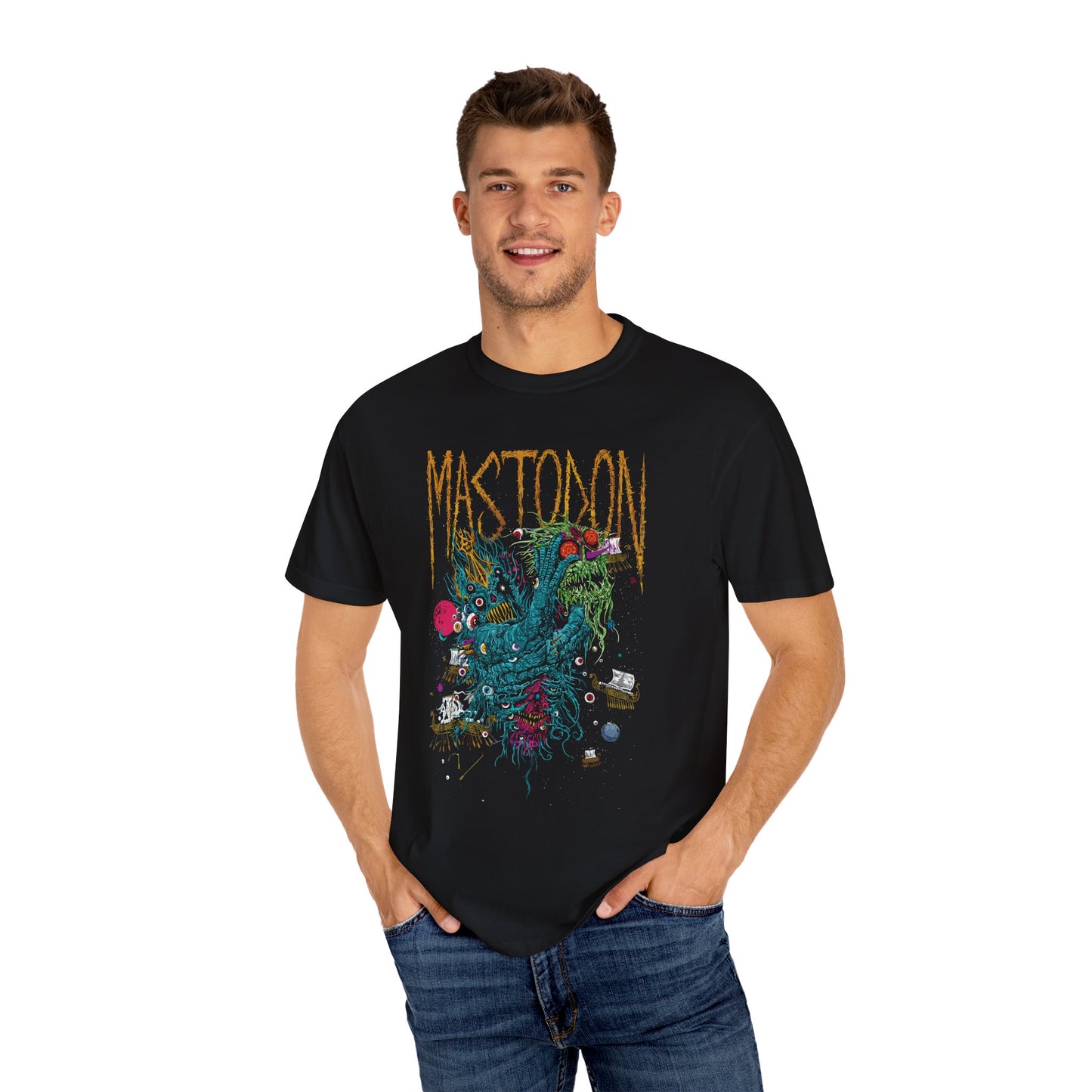 Mastodon Unisex T-Shirt - Vintage Rock Tee, Music Lover Gift, Band Merch, Cool Graphic Tee, Concert Apparel