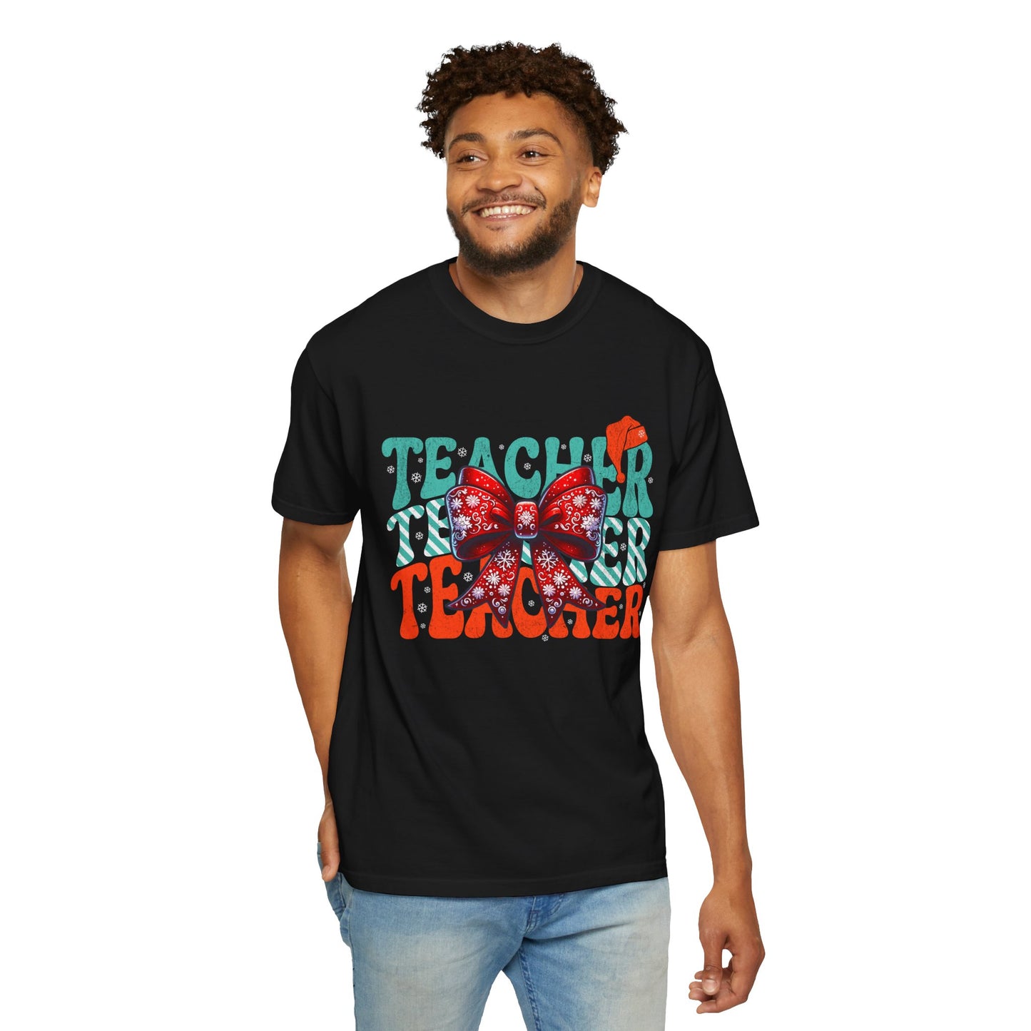 Festive Teacher T-Shirt, Perfect Gift for Educators, Back to School, Teacher Appreciation, Holiday Celebrations, Classroom Style