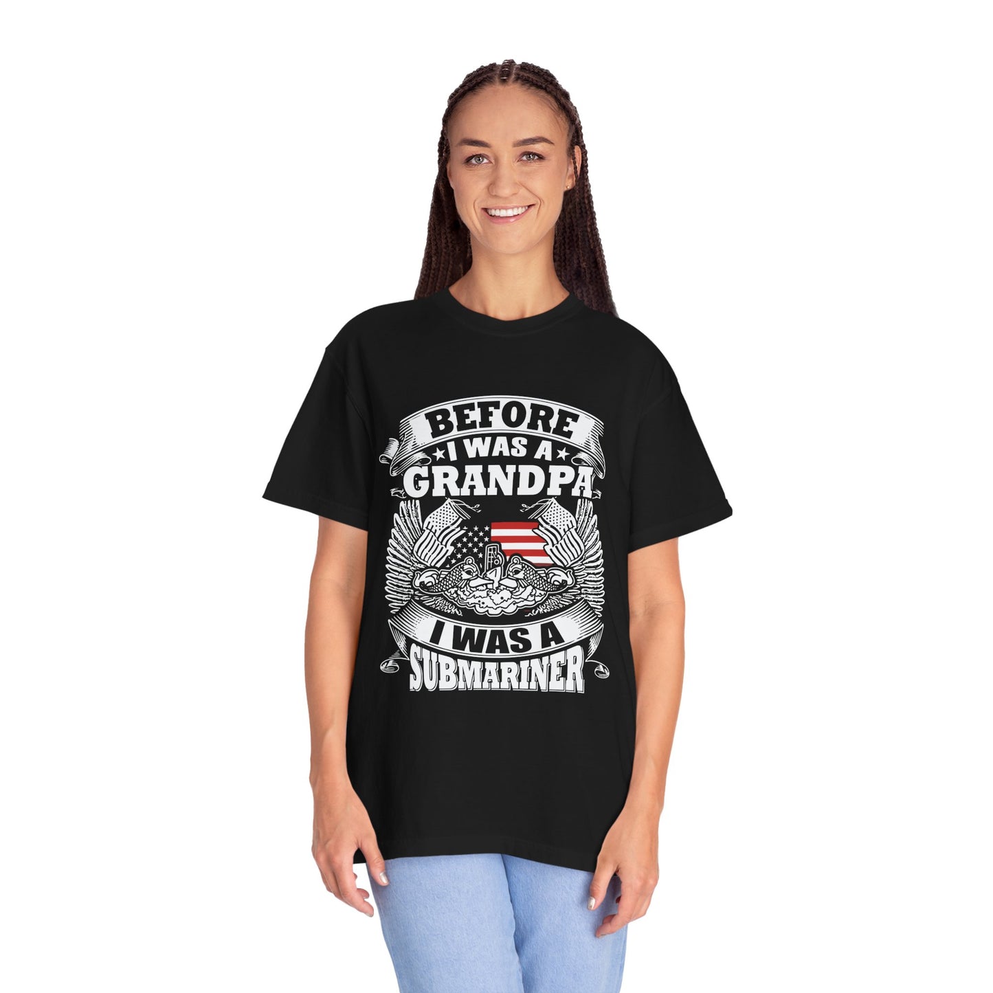 Grandpa Submariner Tee, Veteran Gift, Nautical T-Shirt, Father's Day Shirt, Military Family Apparel