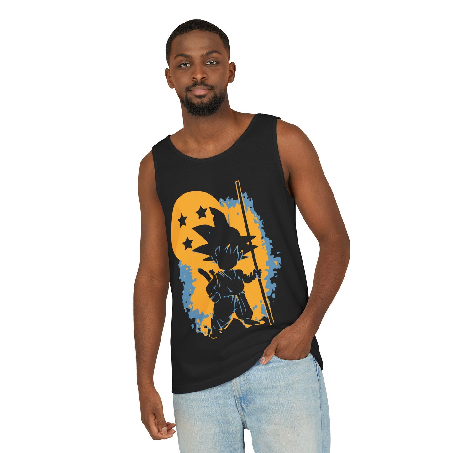 Unisex Dragon Ball Tank Top, Anime Apparel for Fans, Summer Casual Wear, Gift for Nerds, Beach & Gym Top, Geek Fashion