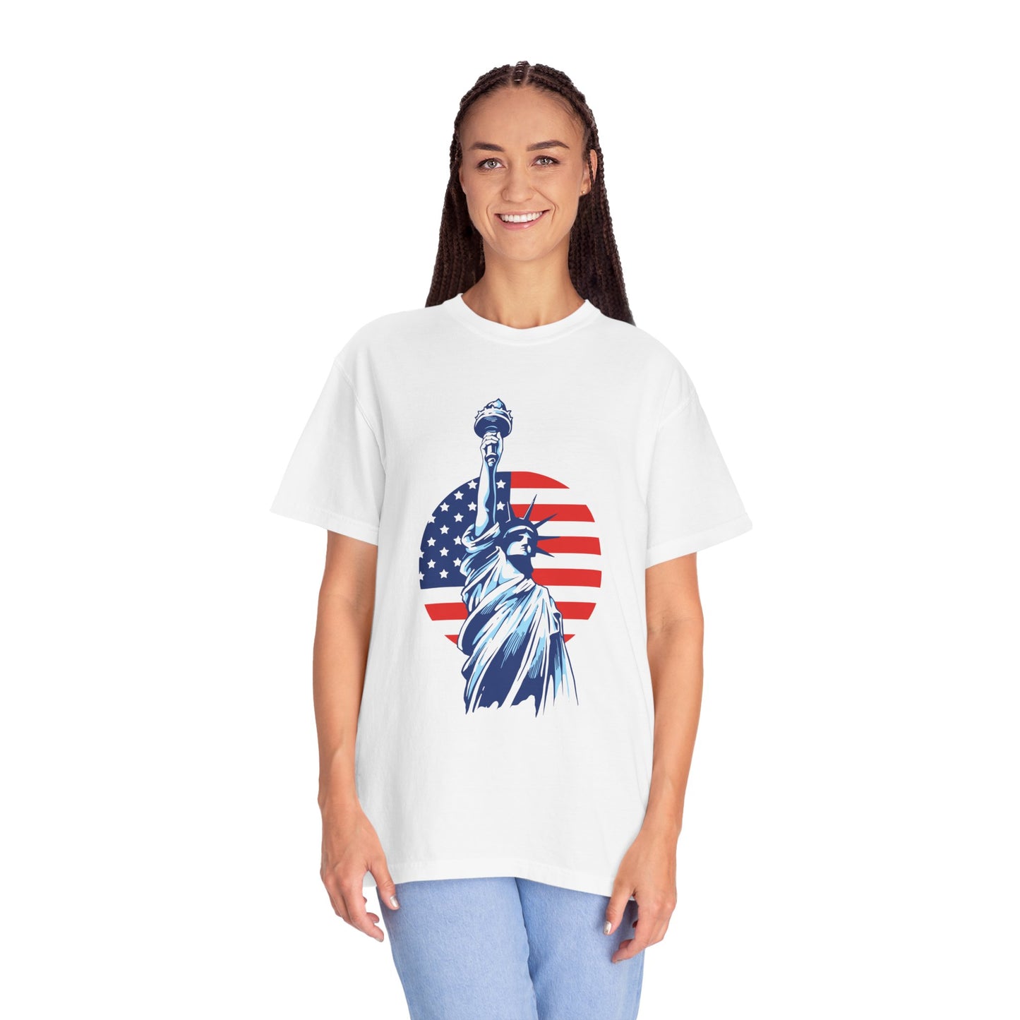 Liberty Graphic Tee | Unisex American Flag Shirt, Independence Day Gift, Patriotic Apparel, Summer T-Shirt