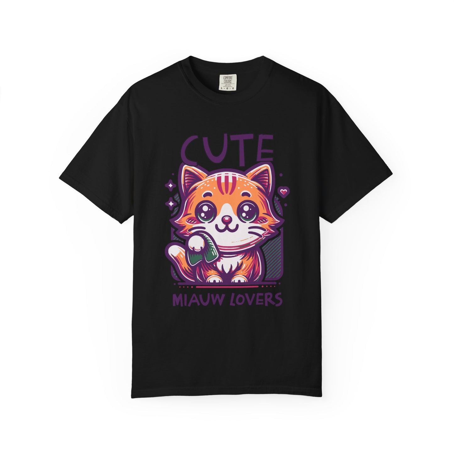 Cute Cat T-Shirt for Miauw Lovers | Adorable Gift for Cat Lovers, Casual Wear, Animal Lover Apparel, Fun Gift Idea, Everyday Tee