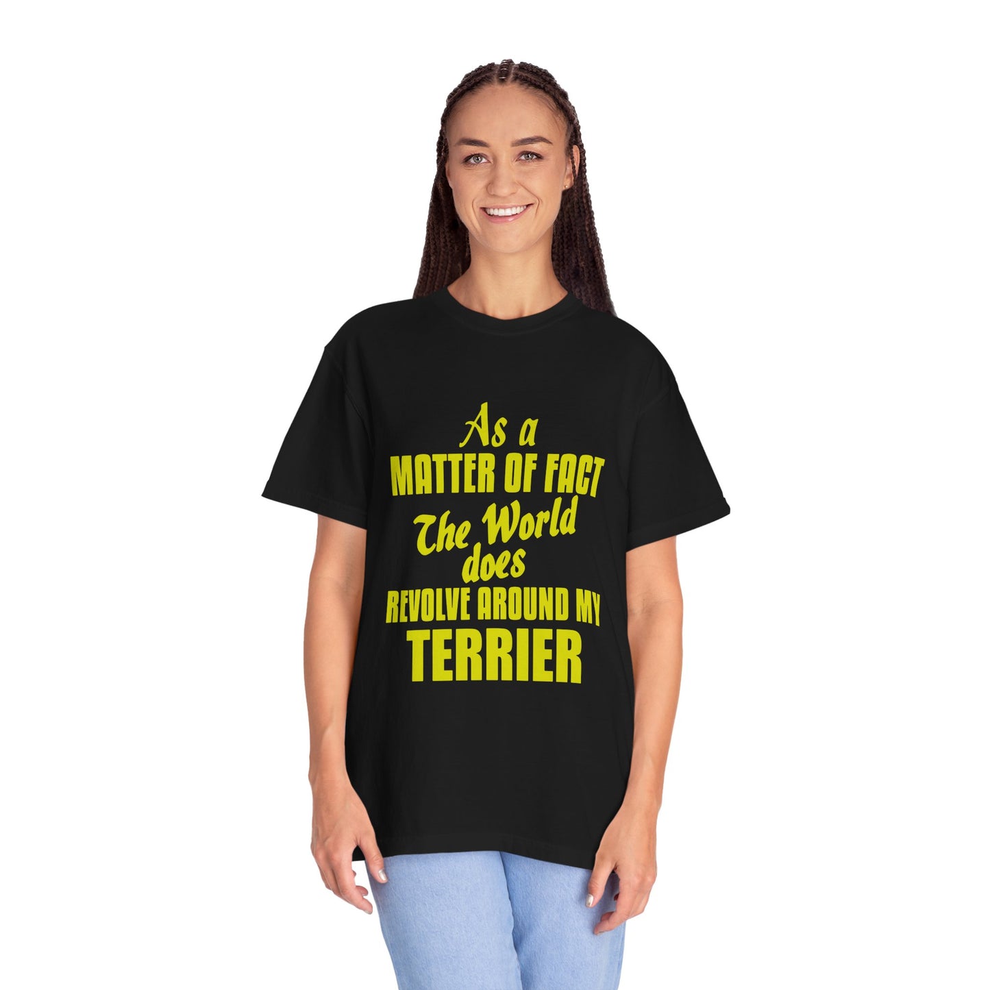 Terrier Pride T-Shirt, Funny Pet Lover Shirt, Gift for Dog Owners, Casual Wear, Unique Dog Mom Gift