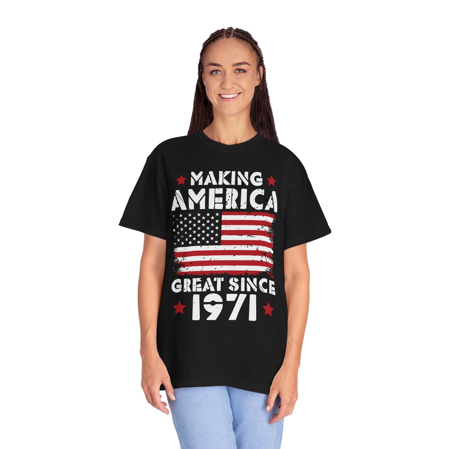 Patriotic Graphic T-Shirt, Vintage Tee, USA Flag Shirt, Independence Day Apparel, Great for Gifts or Celebrations