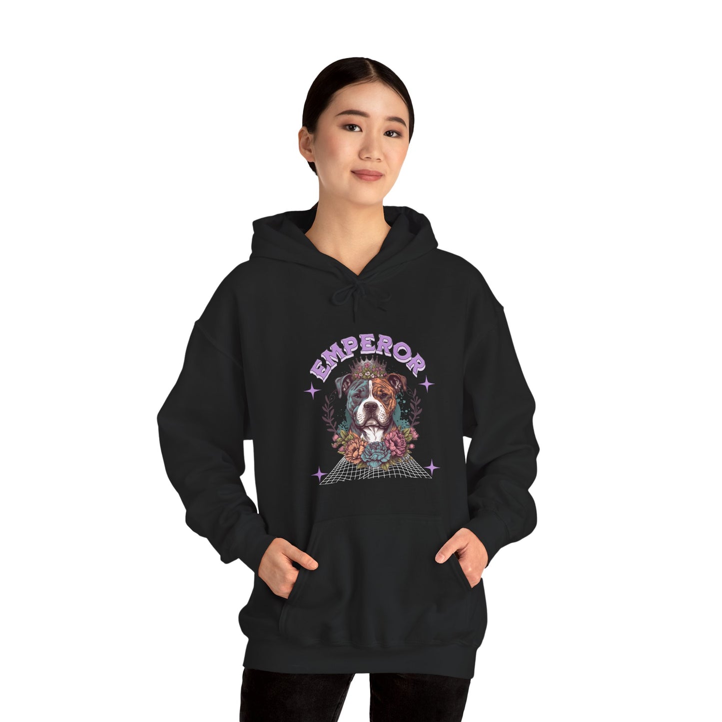 Emperor Dog Sweatshirt, Cozy Pet Lover Gift, Cute Animal Hoodie, Perfect for Dog Owners, Fun Casual Wear, Birthday Gift Idea