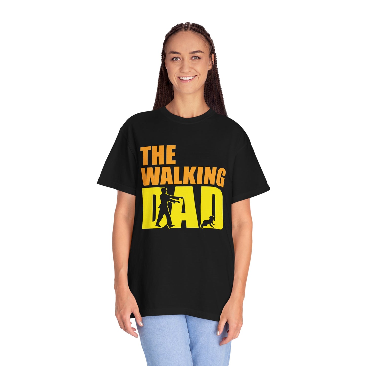 The Walking Dad T-Shirt, Father's Day Gift, Funny Dad Tee, Unisex Garment-Dyed Shirt, Casual Wear for Dads