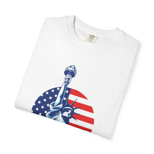 Liberty Graphic Tee | Unisex American Flag Shirt, Independence Day Gift, Patriotic Apparel, Summer T-Shirt