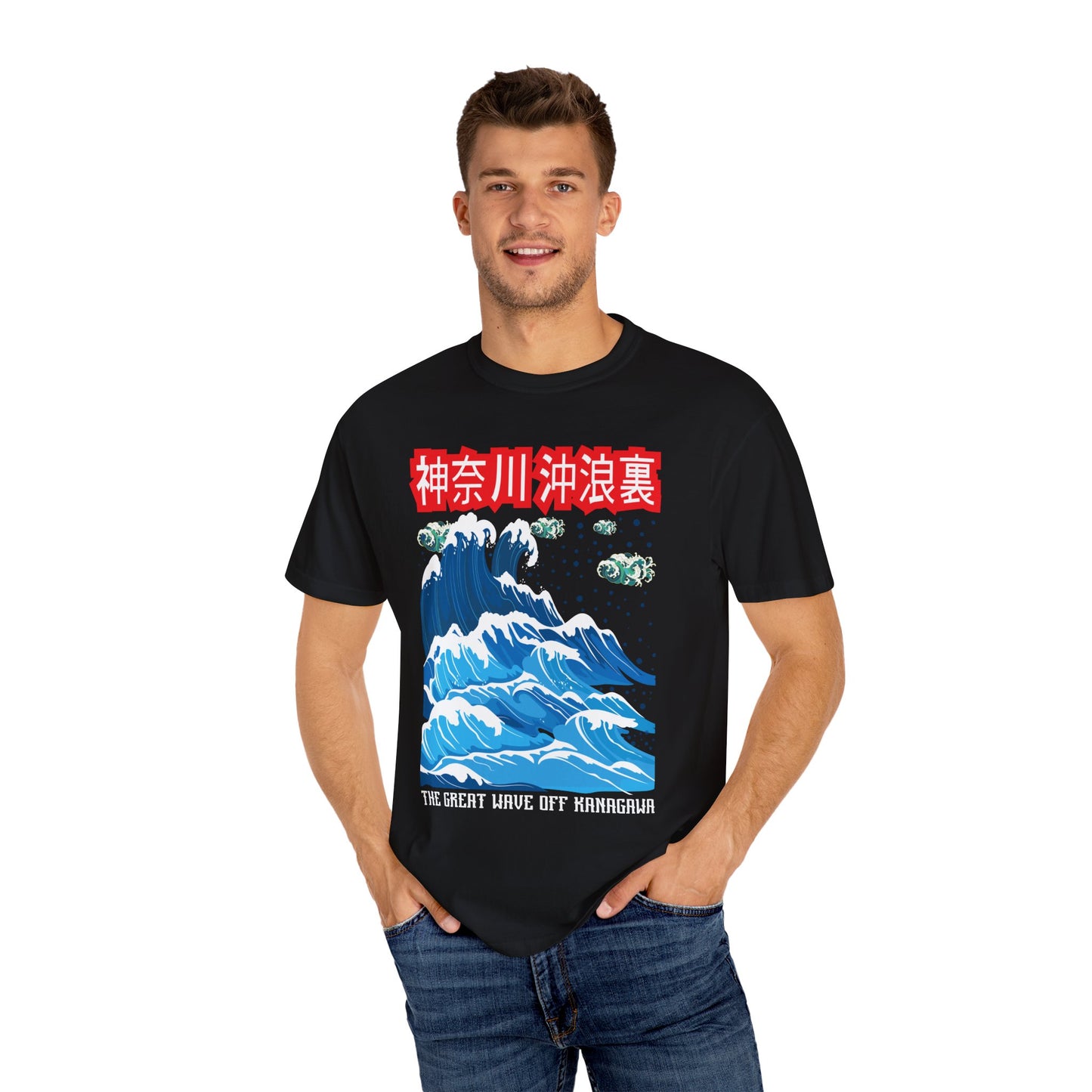 Great Wave T-shirt, Unisex Graphic Tee, Casual Streetwear, Artistic Gift for Ocean Lovers, Summer Vibes, Eco-Friendly Fashion