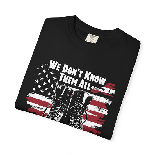 Patriotic Graphic T-Shirt, American Flag Tee, Veterans Day Shirt, Casual Comfy Top, Gift for Military Families