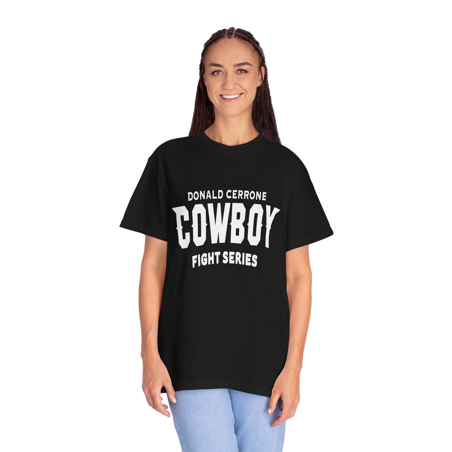 Cowboy Fight Series T-Shirt, Unisex Graphic Tee, Vintage Style Apparel, Perfect for Gifts, Cowboy Events, Casual Wear