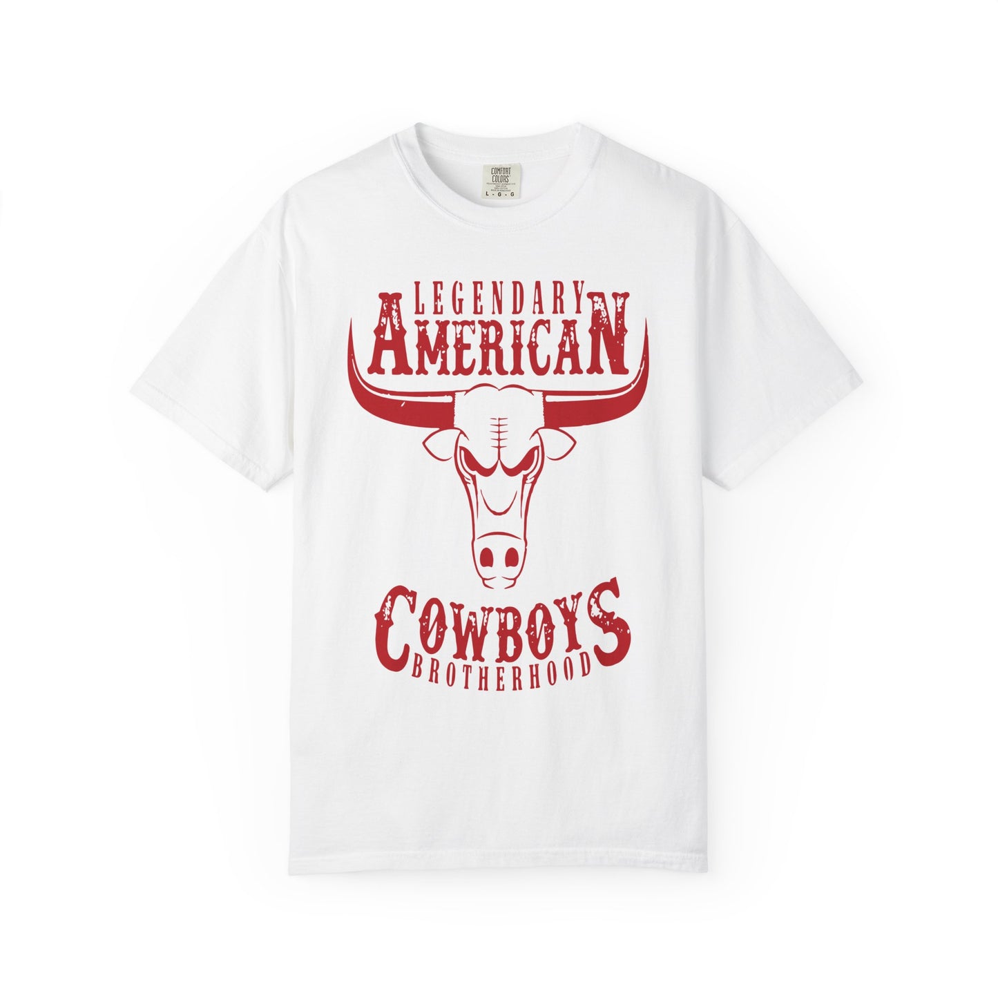 Legendary American Cowboys T-Shirt, Unisex Garment-Dyed Tee, Graphic Tee for Cowboy Lovers, Perfect Gift for Western Fans, Casual Wear