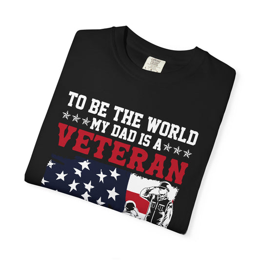 Veteran Pride T-Shirt, Veteran Dad Gift, Father's Day Shirt, Patriotic Apparel, Unisex Graphic Tee