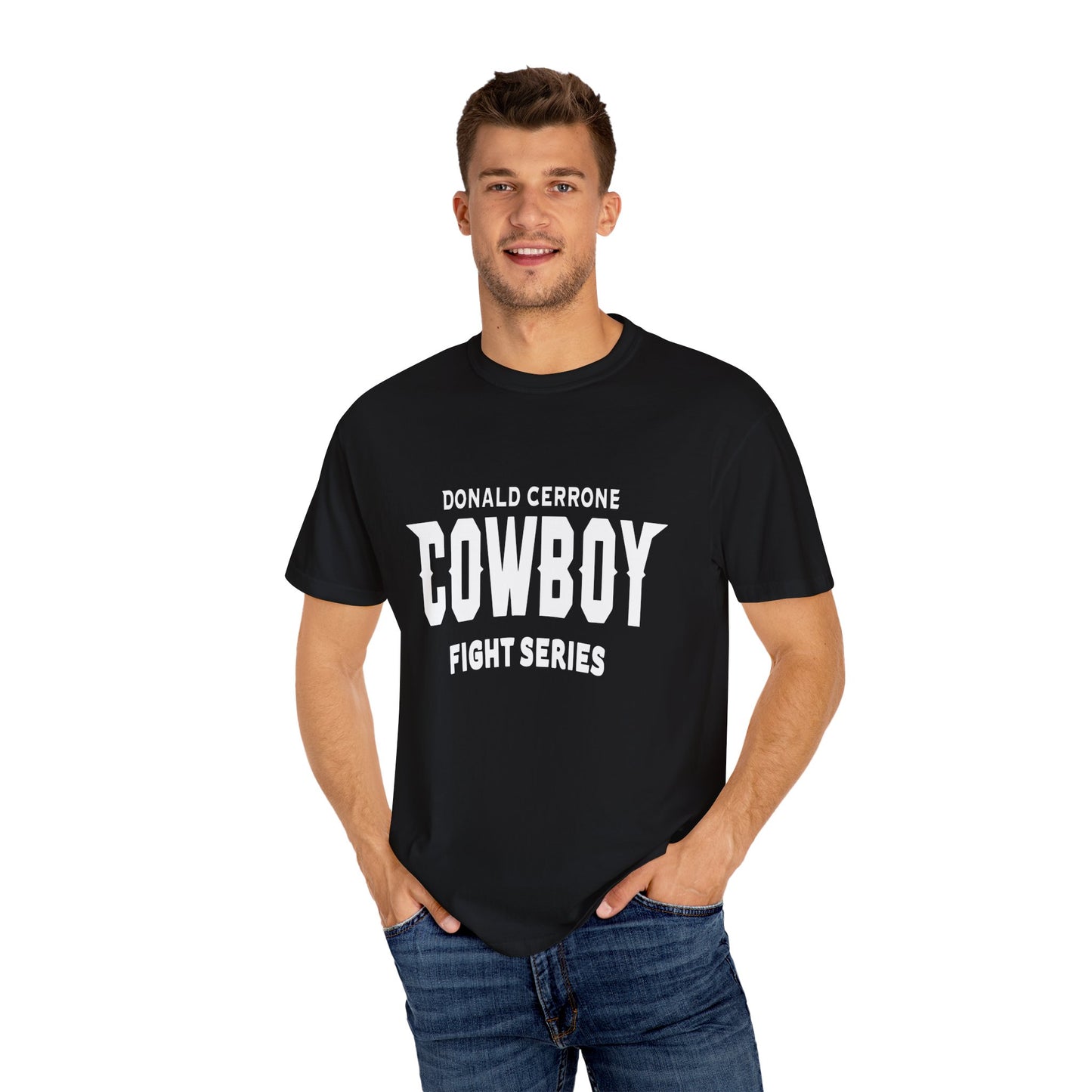 Cowboy Fight Series T-Shirt, Unisex Graphic Tee, Vintage Style Apparel, Perfect for Gifts, Cowboy Events, Casual Wear