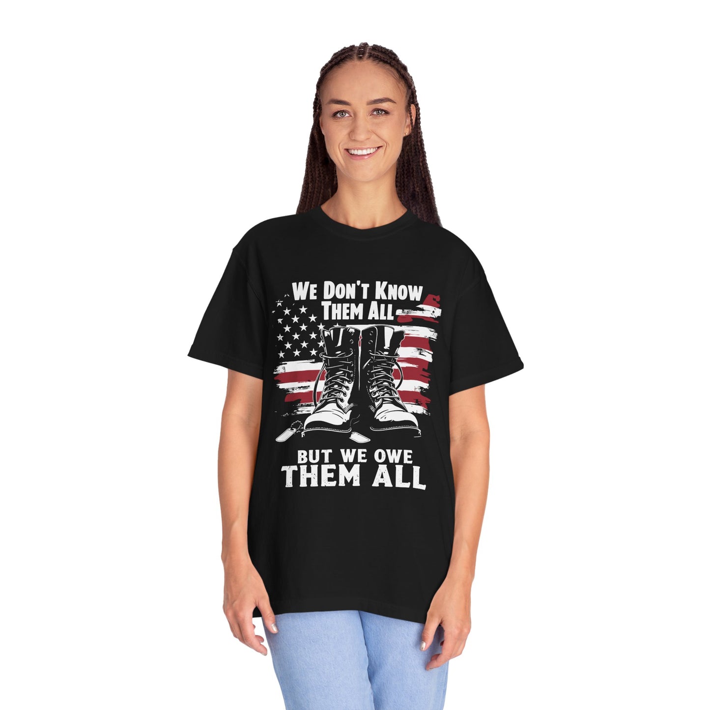 Patriotic Graphic T-Shirt, American Flag Tee, Veterans Day Shirt, Casual Comfy Top, Gift for Military Families