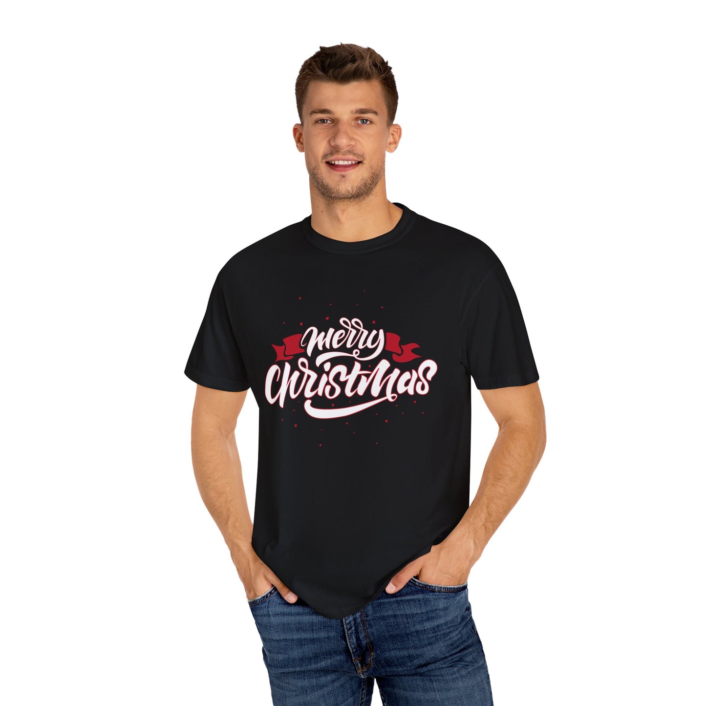 Merry Christmas Unisex T-Shirt, Holiday Shirt, Gift for Him/Her, Festive Apparel, Christmas Party Tee, Cozy Winter Wear