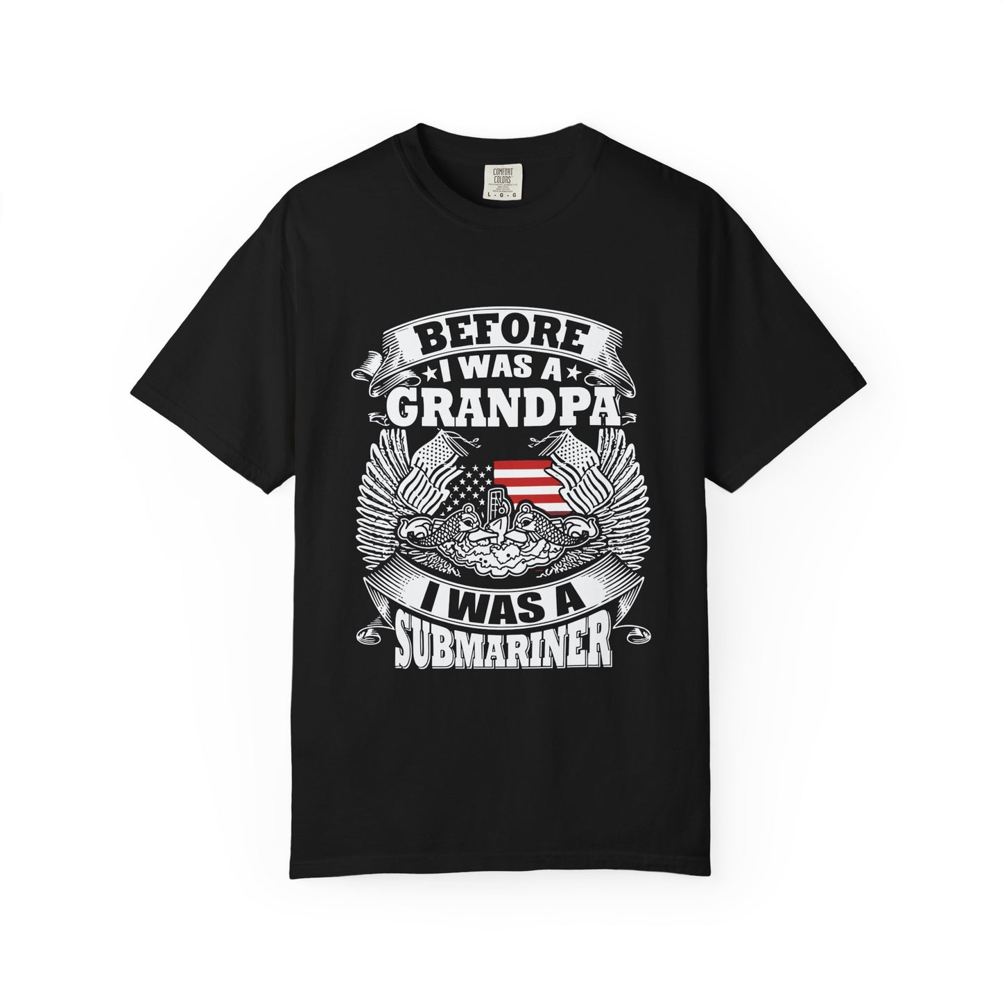 Grandpa Submariner Tee, Veteran Gift, Nautical T-Shirt, Father's Day Shirt, Military Family Apparel