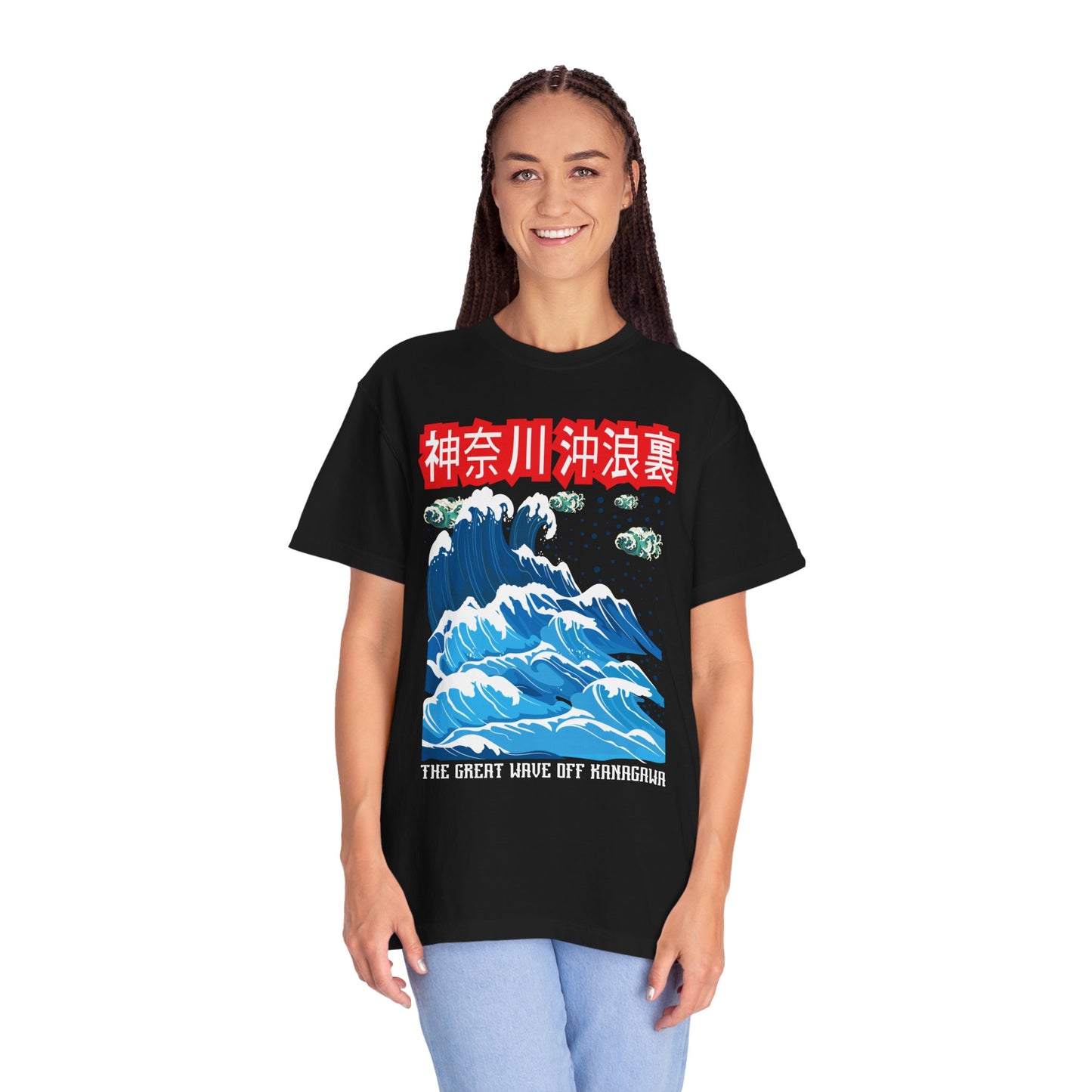 Great Wave T-shirt, Unisex Graphic Tee, Casual Streetwear, Artistic Gift for Ocean Lovers, Summer Vibes, Eco-Friendly Fashion