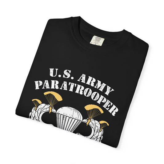 Army Paratrooper T-Shirt, Unisex Military Tee, Veteran Gift, Gift for Military Enthusiasts, Casual Wear, Patriotic Apparel