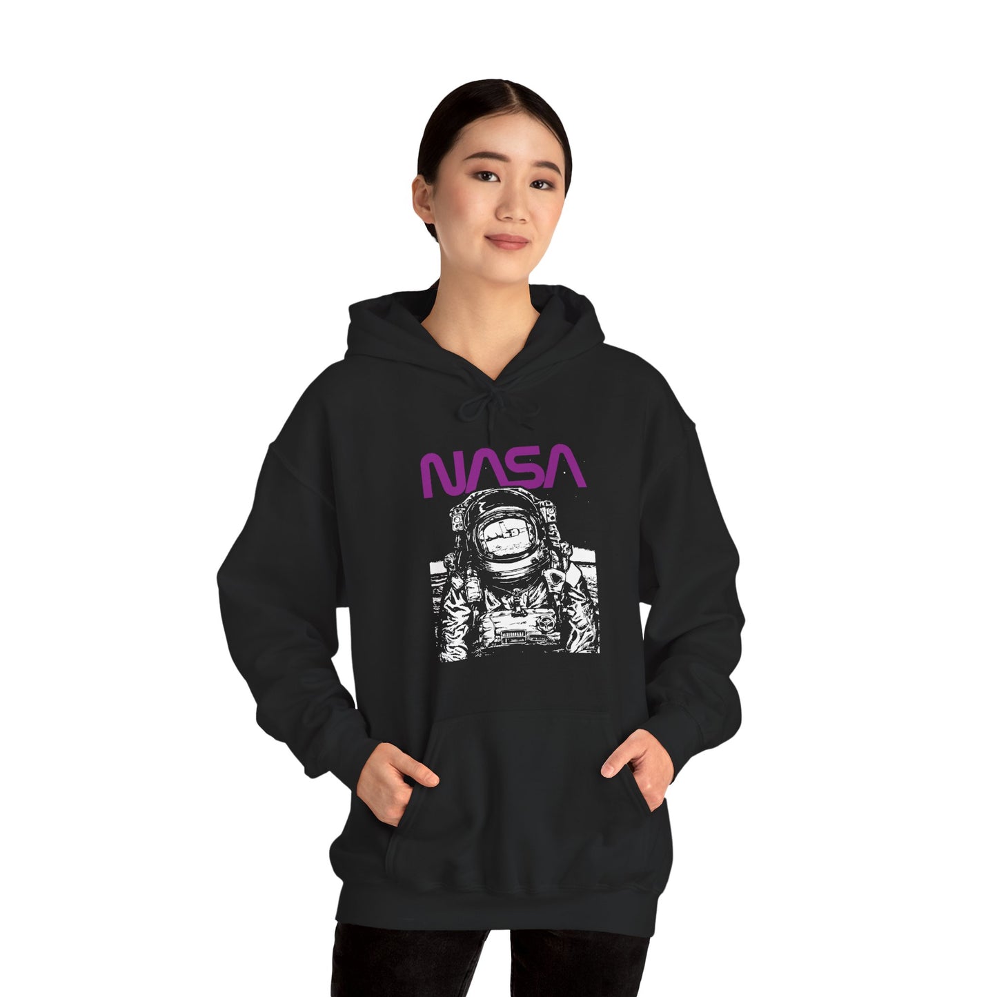 NASA Astronaut Hoodie, Unisex Space Sweatshirt, Cozy Gift for Space Lovers, Cool Casual Wear, Astronomy Enthusiast Apparel