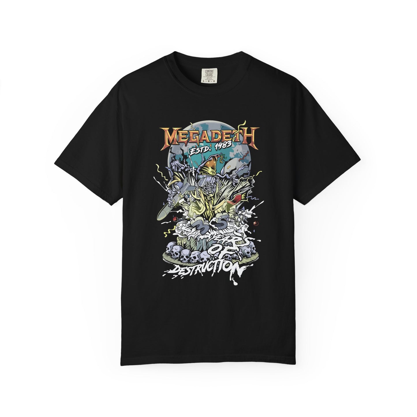Megadeth Inspired Unisex T-Shirt, Band Merchandise, Music Lover Gift, Casual Wear, Concert Outfit, Halloween Costume