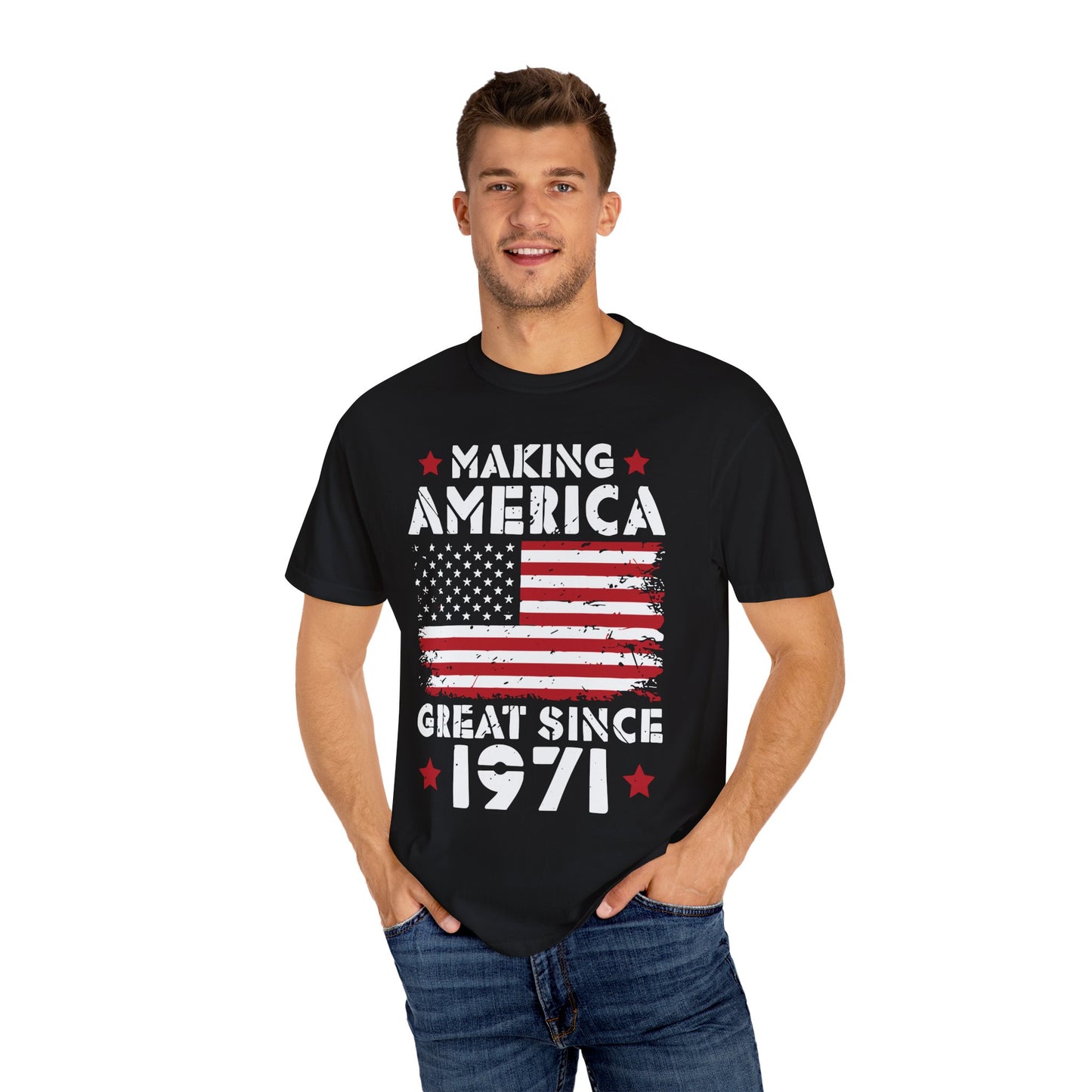 Patriotic Graphic T-Shirt, Vintage Tee, USA Flag Shirt, Independence Day Apparel, Great for Gifts or Celebrations