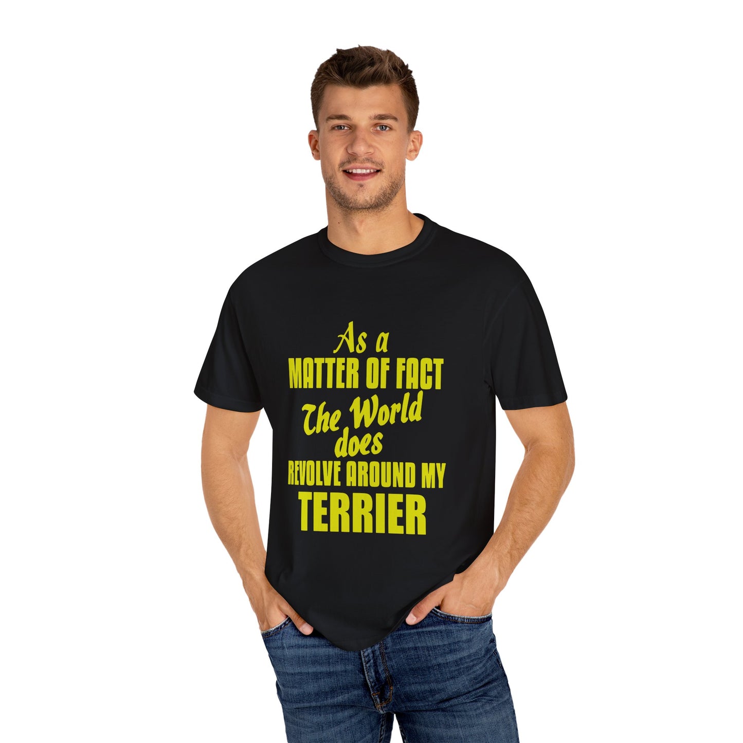Terrier Pride T-Shirt, Funny Pet Lover Shirt, Gift for Dog Owners, Casual Wear, Unique Dog Mom Gift