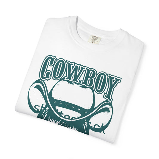 Cowboy Graphic T-shirt, Vintage Western Tee, Unisex Country Shirt, Casual Summer Wear, Perfect for Rodeos and Festivals