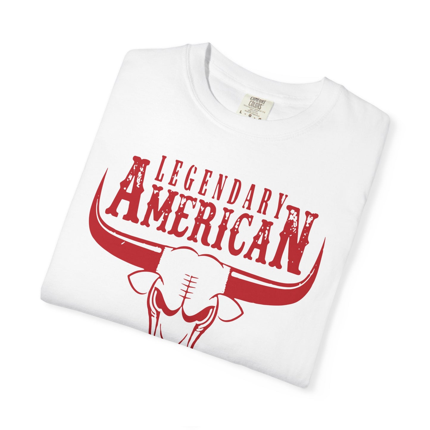Legendary American Cowboys T-Shirt, Unisex Garment-Dyed Tee, Graphic Tee for Cowboy Lovers, Perfect Gift for Western Fans, Casual Wear
