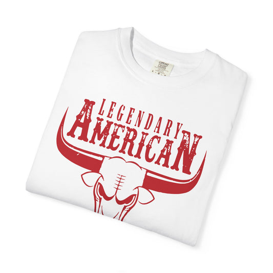 Legendary American Cowboys T-Shirt, Unisex Garment-Dyed Tee, Graphic Tee for Cowboy Lovers, Perfect Gift for Western Fans, Casual Wear