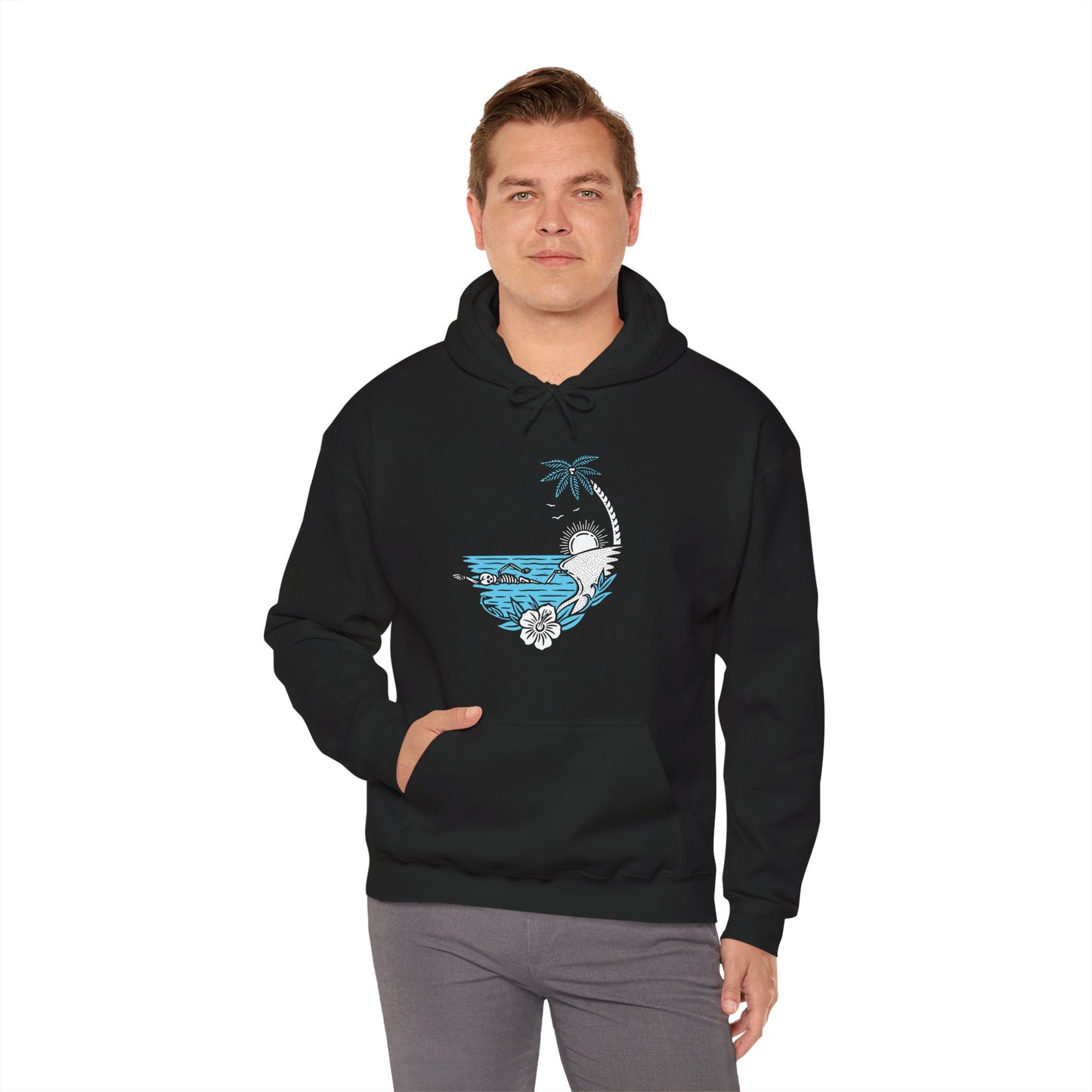 Tropical Sunset Hoodie - Cozy Beach Sweatshirt, Sun and Palm Tree Design, Ideal for Summer, Unisex Gift, Vacation Apparel, Relaxing [...]