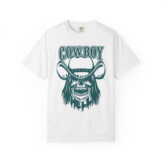 Cowboy Graphic T-shirt, Vintage Western Tee, Unisex Country Shirt, Casual Summer Wear, Perfect for Rodeos and Festivals