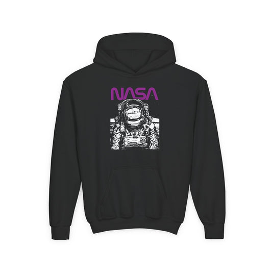 NASA Astronaut Youth Hoodie, Cool Space Sweatshirt, Gift for Kids, Birthday, Cosmic Fashion, Astronomy Lovers