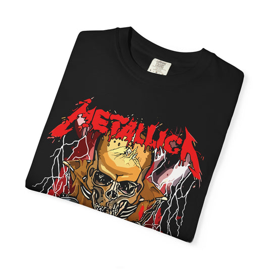 Metallica-Inspired Unisex T-Shirt, Rock Music Tee, Festival Wear, Concert Outfit, Gift for Metal Fans, Graphic Tee