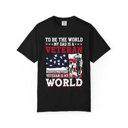 Veteran Pride T-Shirt, Veteran Dad Gift, Father's Day Shirt, Patriotic Apparel, Unisex Graphic Tee