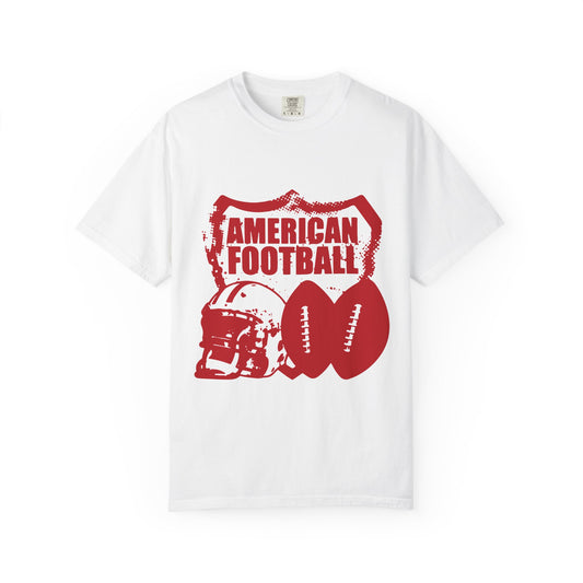 Vintage American Football T-Shirt - Unisex Garment-Dyed Tee for Sports Fans, Gift for Gamers, Tailgate Attire, Sports Event Shirt, [...]