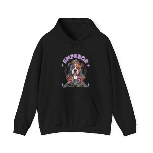 Emperor Dog Sweatshirt, Cozy Pet Lover Gift, Cute Animal Hoodie, Perfect for Dog Owners, Fun Casual Wear, Birthday Gift Idea