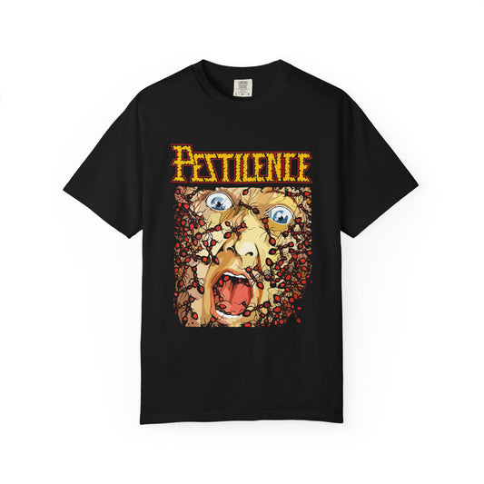 Pestilence Graphic T-Shirt, Unisex Band Tee, Vintage-style T-shirt, Perfect for Concerts, Halloween Wear, Gifts for Music Lovers