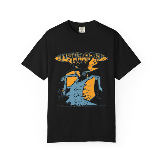 Neurotic Vibes Garment-Dyed Unisex T-Shirt, Soft Casual Tee, Rock Music Lover Gift, Vintage Graphic Shirt, Unique Streetwear Apparel